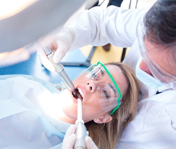 dentist treating a patient